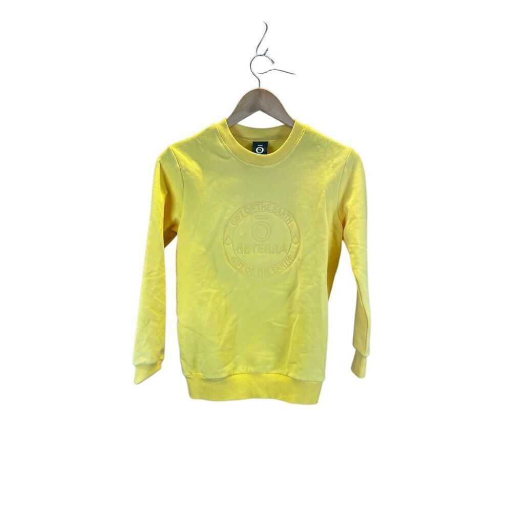 doTerra Oils Wellness Youth Large Light Yellow Sweatshirt